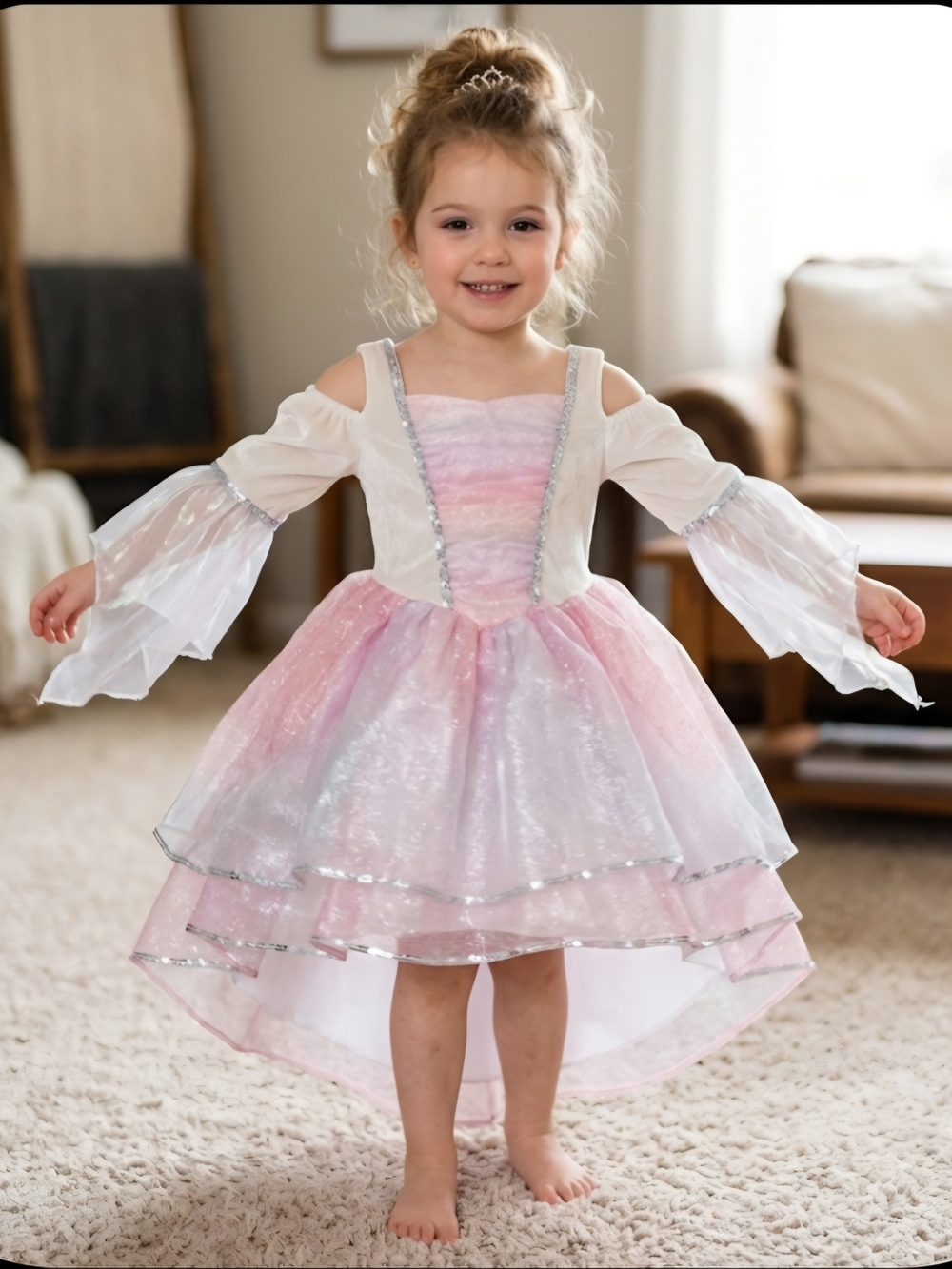 Spirit Pink and White Princess Dress Costume